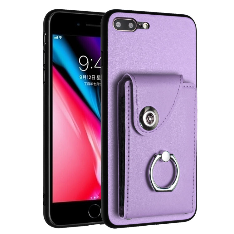 Étui de téléphone avec anneau porte-cartes Organe, pour iPhone 8 Plus / 7 Plus