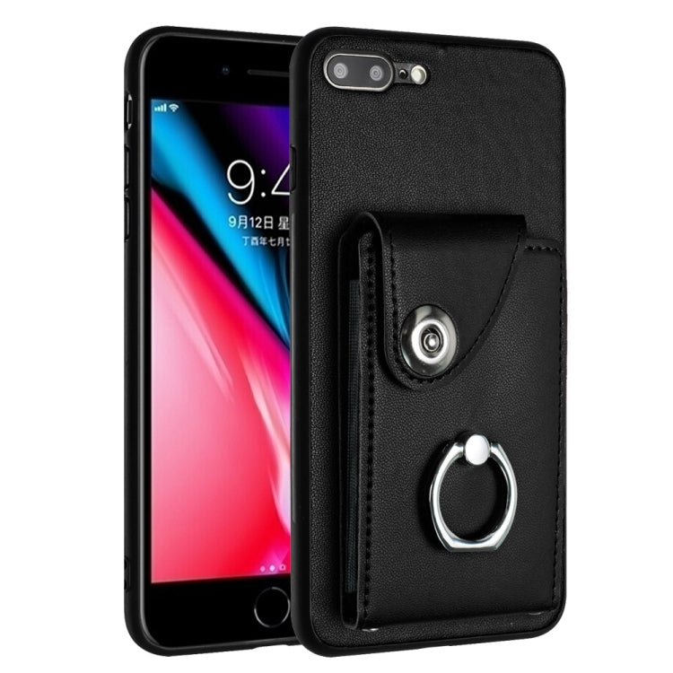 Étui de téléphone avec anneau porte-cartes Organe, pour iPhone 8 Plus / 7 Plus