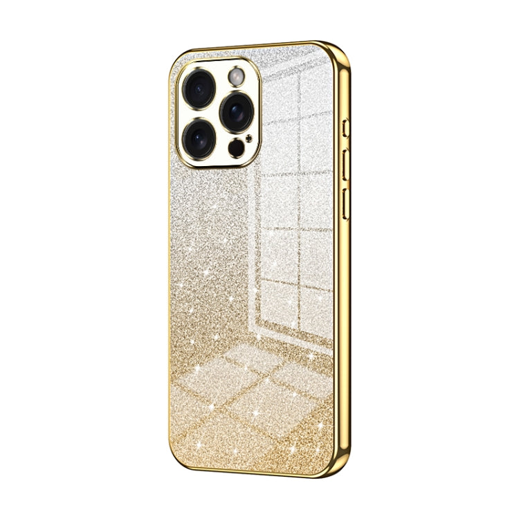 Coque de Téléphone Électroplaquée en Poudre de Paillettes Dégradées, Pour iPhone 16 Pro, Pour iPhone 16 Plus, Pour iPhone 16, Pour iPhone 15 Pro Max, Pour iPhone 15 Pro, Pour iPhone 15 Plus