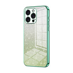 Coque de Téléphone Électroplaquée en Poudre de Paillettes Dégradées, Pour iPhone 16 Pro, Pour iPhone 16 Plus, Pour iPhone 16, Pour iPhone 15 Pro Max, Pour iPhone 15 Pro, Pour iPhone 15 Plus