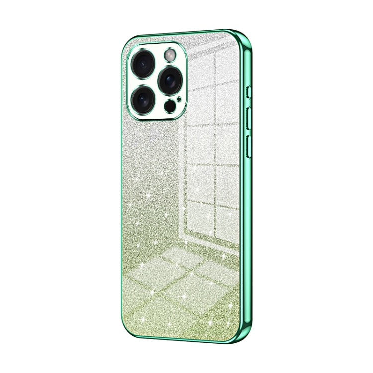 Coque de Téléphone Électroplaquée en Poudre de Paillettes Dégradées, Pour iPhone 16 Pro, Pour iPhone 16 Plus, Pour iPhone 16, Pour iPhone 15 Pro Max, Pour iPhone 15 Pro, Pour iPhone 15 Plus