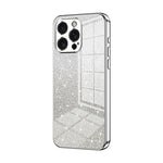 Coque de Téléphone Électroplaquée en Poudre de Paillettes Dégradées, Pour iPhone 16 Pro, Pour iPhone 16 Plus, Pour iPhone 16, Pour iPhone 15 Pro Max, Pour iPhone 15 Pro, Pour iPhone 15 Plus