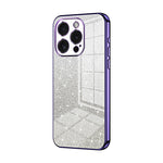 Coque de Téléphone Électroplaquée en Poudre de Paillettes Dégradées, Pour iPhone 16 Pro, Pour iPhone 16 Plus, Pour iPhone 16, Pour iPhone 15 Pro Max, Pour iPhone 15 Pro, Pour iPhone 15 Plus