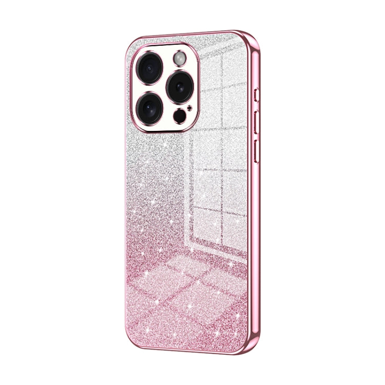 Coque de Téléphone Électroplaquée en Poudre de Paillettes Dégradées, Pour iPhone 16 Pro, Pour iPhone 16 Plus, Pour iPhone 16, Pour iPhone 15 Pro Max, Pour iPhone 15 Pro, Pour iPhone 15 Plus