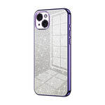 Coque de Téléphone Électroplaquée en Poudre de Paillettes Dégradées, Pour iPhone 16 Pro, Pour iPhone 16 Plus, Pour iPhone 16, Pour iPhone 15 Pro Max, Pour iPhone 15 Pro, Pour iPhone 15 Plus