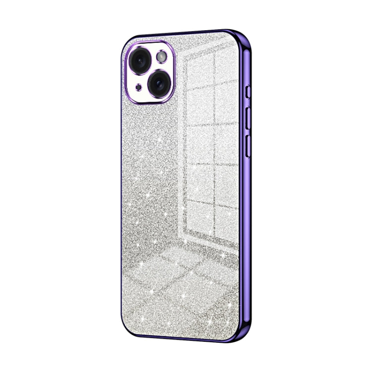 Coque de Téléphone Électroplaquée en Poudre de Paillettes Dégradées, Pour iPhone 16 Pro, Pour iPhone 16 Plus, Pour iPhone 16, Pour iPhone 15 Pro Max, Pour iPhone 15 Pro, Pour iPhone 15 Plus