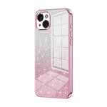 Coque de Téléphone Électroplaquée en Poudre de Paillettes Dégradées, Pour iPhone 16 Pro, Pour iPhone 16 Plus, Pour iPhone 16, Pour iPhone 15 Pro Max, Pour iPhone 15 Pro, Pour iPhone 15 Plus