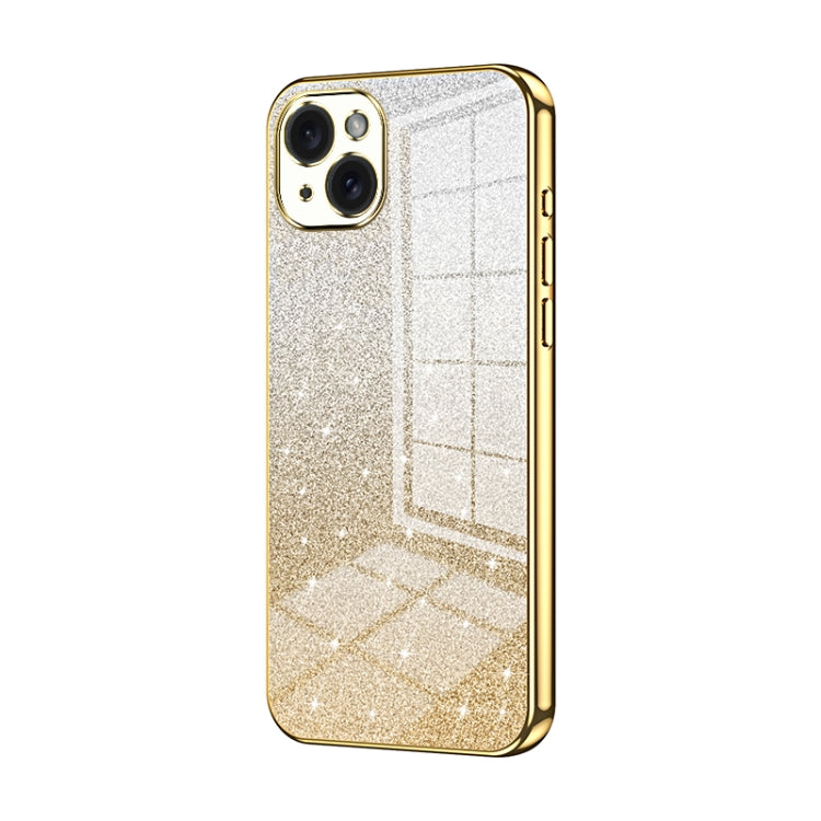 Coque de Téléphone Électroplaquée en Poudre de Paillettes Dégradées, Pour iPhone 16 Pro, Pour iPhone 16 Plus, Pour iPhone 16, Pour iPhone 15 Pro Max, Pour iPhone 15 Pro, Pour iPhone 15 Plus