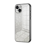 Coque de Téléphone Électroplaquée en Poudre de Paillettes Dégradées, Pour iPhone 16 Pro, Pour iPhone 16 Plus, Pour iPhone 16, Pour iPhone 15 Pro Max, Pour iPhone 15 Pro, Pour iPhone 15 Plus