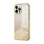 Coque de téléphone électroplaquée avec poudre de paillettes dégradées, Pour iPhone 11 Pro Max, Pour iPhone 11, Pour iPhone 11 Pro, Pour iPhone X / XS, Pour iPhone XR, Pour iPhone XS Max