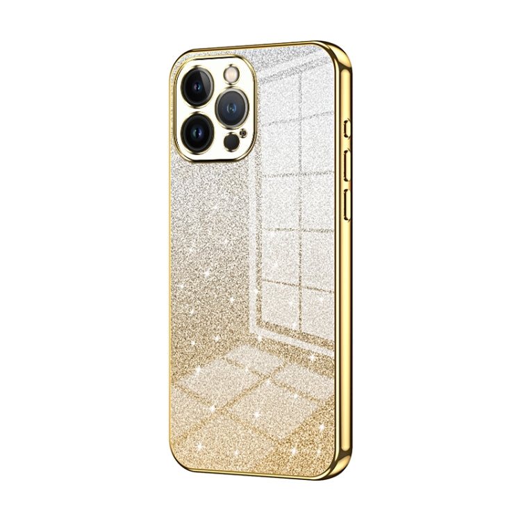 Coque de téléphone électroplaquée avec poudre de paillettes dégradées, Pour iPhone 11 Pro Max, Pour iPhone 11, Pour iPhone 11 Pro, Pour iPhone X / XS, Pour iPhone XR, Pour iPhone XS Max