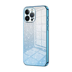 Coque de téléphone électroplaquée avec poudre de paillettes dégradées, Pour iPhone 11 Pro Max, Pour iPhone 11, Pour iPhone 11 Pro, Pour iPhone X / XS, Pour iPhone XR, Pour iPhone XS Max