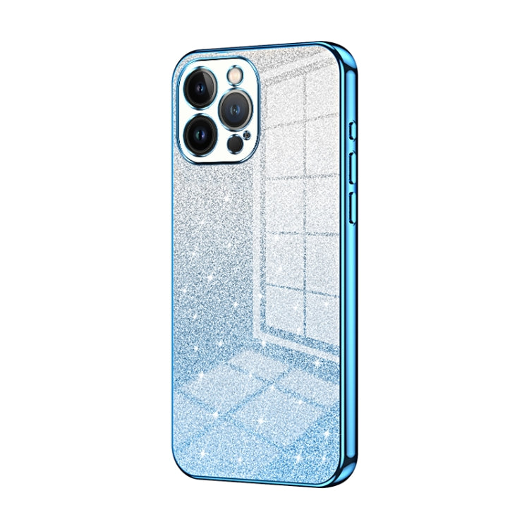 Coque de téléphone électroplaquée avec poudre de paillettes dégradées, Pour iPhone 11 Pro Max, Pour iPhone 11, Pour iPhone 11 Pro, Pour iPhone X / XS, Pour iPhone XR, Pour iPhone XS Max