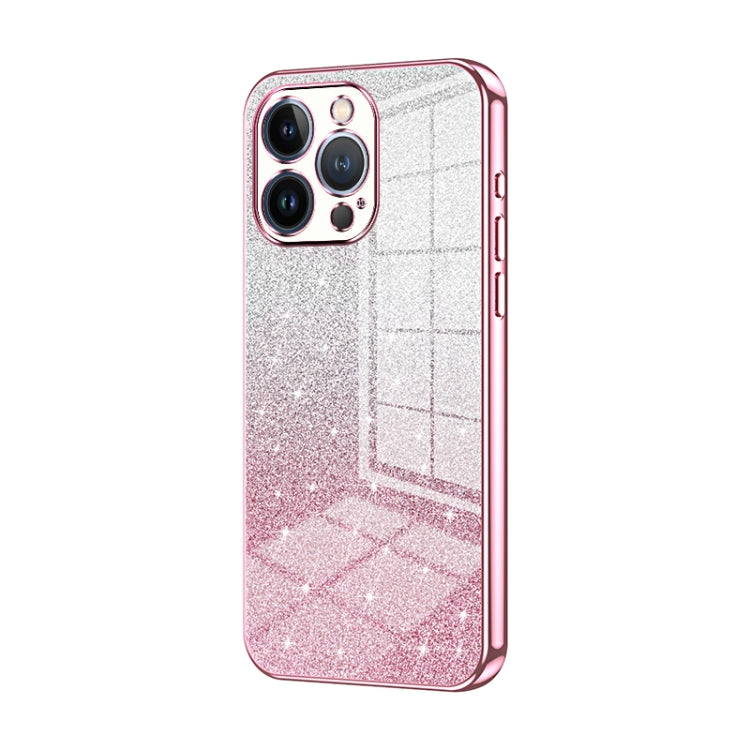Coque de téléphone électroplaquée avec poudre de paillettes dégradées, Pour iPhone 11 Pro Max, Pour iPhone 11, Pour iPhone 11 Pro, Pour iPhone X / XS, Pour iPhone XR, Pour iPhone XS Max