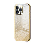Coque de téléphone électroplaquée avec poudre de paillettes dégradées, Pour iPhone 11 Pro Max, Pour iPhone 11, Pour iPhone 11 Pro, Pour iPhone X / XS, Pour iPhone XR, Pour iPhone XS Max