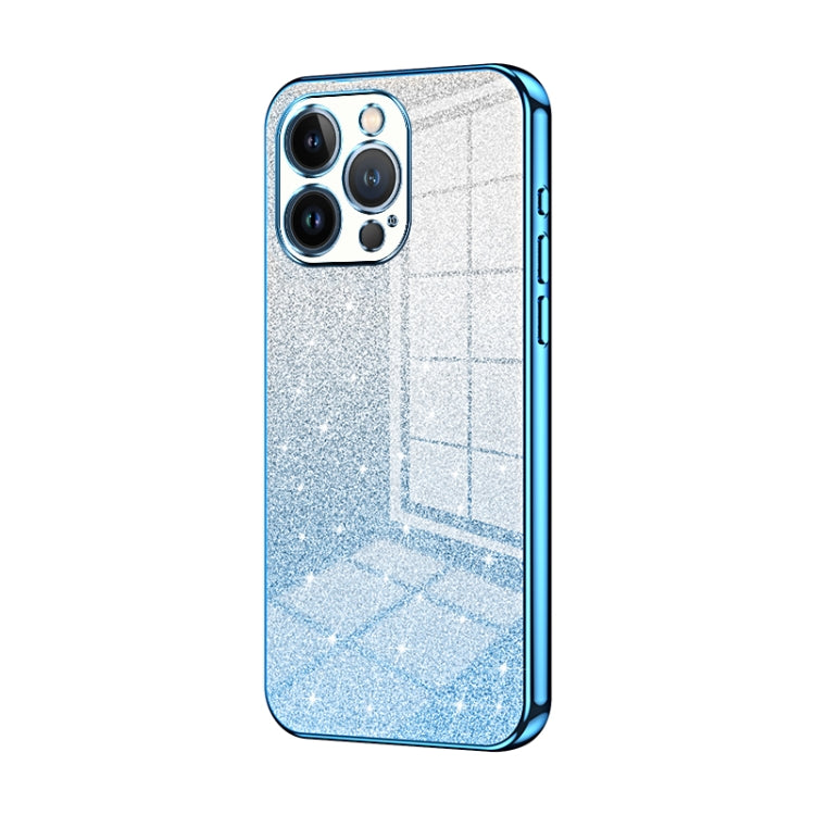 Coque de téléphone électroplaquée avec poudre de paillettes dégradées, Pour iPhone 11 Pro Max, Pour iPhone 11, Pour iPhone 11 Pro, Pour iPhone X / XS, Pour iPhone XR, Pour iPhone XS Max