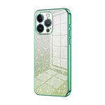 Coque de téléphone électroplaquée avec poudre de paillettes dégradées, Pour iPhone 11 Pro Max, Pour iPhone 11, Pour iPhone 11 Pro, Pour iPhone X / XS, Pour iPhone XR, Pour iPhone XS Max