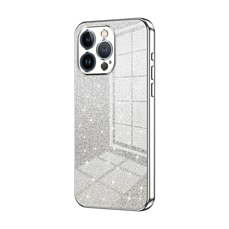 Coque de téléphone électroplaquée avec poudre de paillettes dégradées, Pour iPhone 11 Pro Max, Pour iPhone 11, Pour iPhone 11 Pro, Pour iPhone X / XS, Pour iPhone XR, Pour iPhone XS Max
