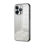 Coque de téléphone électroplaquée avec poudre de paillettes dégradées, Pour iPhone 11 Pro Max, Pour iPhone 11, Pour iPhone 11 Pro, Pour iPhone X / XS, Pour iPhone XR, Pour iPhone XS Max