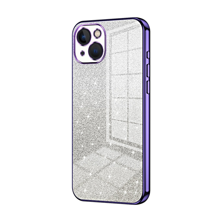 Coque de téléphone électroplaquée avec poudre de paillettes dégradées, Pour iPhone 11 Pro Max, Pour iPhone 11, Pour iPhone 11 Pro, Pour iPhone X / XS, Pour iPhone XR, Pour iPhone XS Max