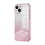 Coque de téléphone électroplaquée avec poudre de paillettes dégradées, Pour iPhone 11 Pro Max, Pour iPhone 11, Pour iPhone 11 Pro, Pour iPhone X / XS, Pour iPhone XR, Pour iPhone XS Max