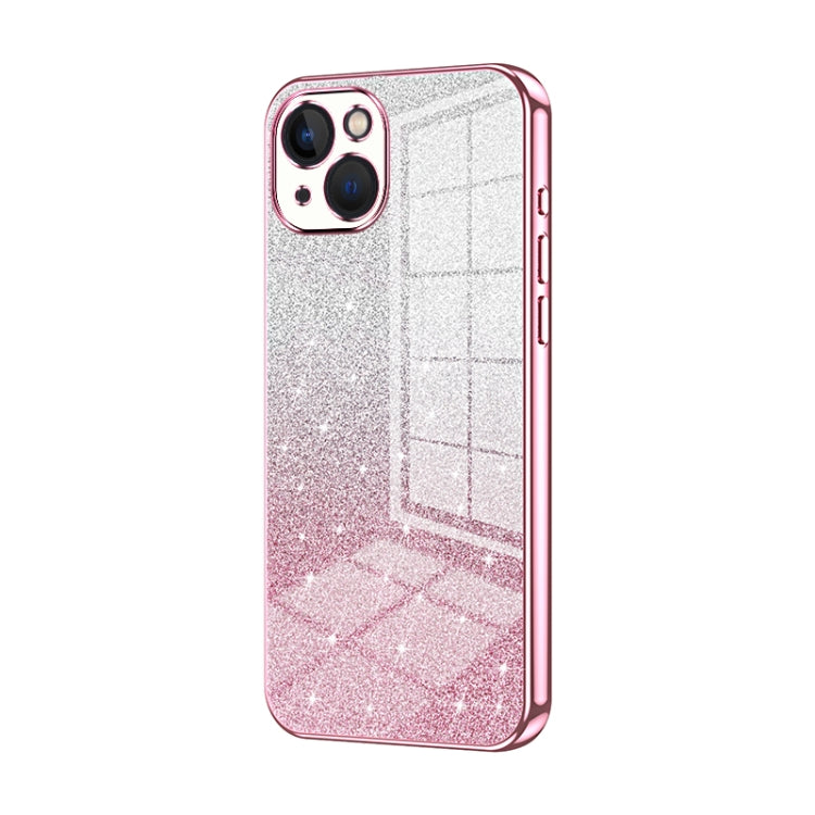 Coque de téléphone électroplaquée avec poudre de paillettes dégradées, Pour iPhone 11 Pro Max, Pour iPhone 11, Pour iPhone 11 Pro, Pour iPhone X / XS, Pour iPhone XR, Pour iPhone XS Max