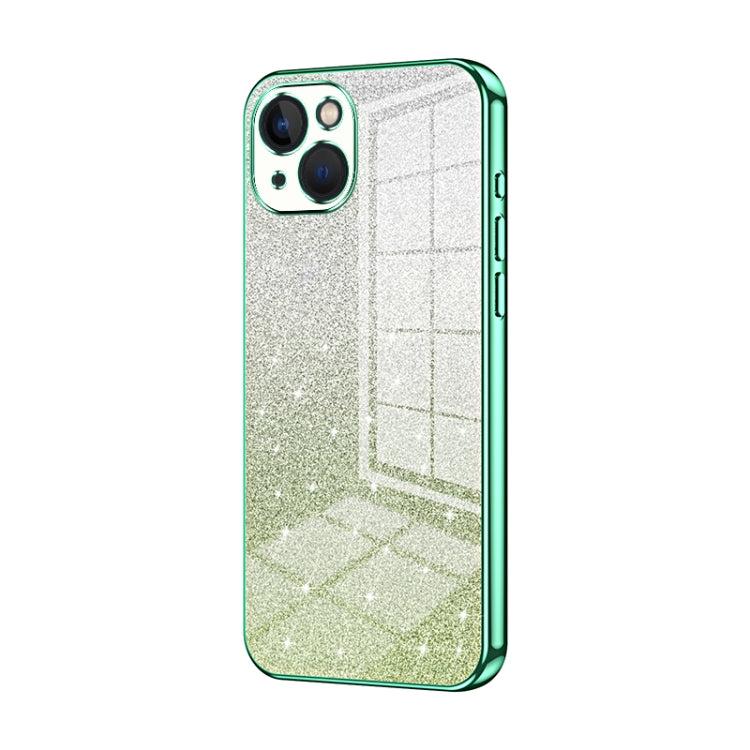 Coque de téléphone électroplaquée avec poudre de paillettes dégradées, Pour iPhone 11 Pro Max, Pour iPhone 11, Pour iPhone 11 Pro, Pour iPhone X / XS, Pour iPhone XR, Pour iPhone XS Max