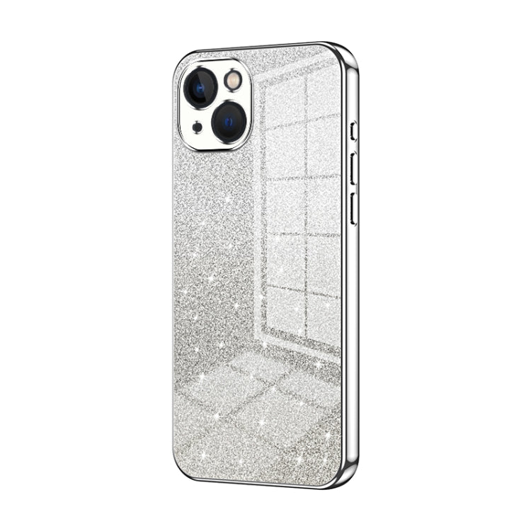 Coque de téléphone électroplaquée avec poudre de paillettes dégradées, Pour iPhone 11 Pro Max, Pour iPhone 11, Pour iPhone 11 Pro, Pour iPhone X / XS, Pour iPhone XR, Pour iPhone XS Max