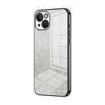 Coque de téléphone électroplaquée avec poudre de paillettes dégradées, Pour iPhone 11 Pro Max, Pour iPhone 11, Pour iPhone 11 Pro, Pour iPhone X / XS, Pour iPhone XR, Pour iPhone XS Max