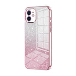 Coque de téléphone électroplaquée avec poudre de paillettes dégradées, Pour iPhone 11 Pro Max, Pour iPhone 11, Pour iPhone 11 Pro, Pour iPhone X / XS, Pour iPhone XR, Pour iPhone XS Max