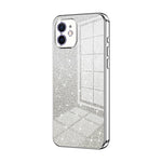 Coque de téléphone électroplaquée avec poudre de paillettes dégradées, Pour iPhone 11 Pro Max, Pour iPhone 11, Pour iPhone 11 Pro, Pour iPhone X / XS, Pour iPhone XR, Pour iPhone XS Max