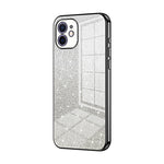 Coque de téléphone électroplaquée avec poudre de paillettes dégradées, Pour iPhone 11 Pro Max, Pour iPhone 11, Pour iPhone 11 Pro, Pour iPhone X / XS, Pour iPhone XR, Pour iPhone XS Max