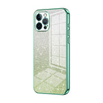 Coque de téléphone électroplaquée avec poudre de paillettes dégradées, Pour iPhone 11 Pro Max, Pour iPhone 11, Pour iPhone 11 Pro, Pour iPhone X / XS, Pour iPhone XR, Pour iPhone XS Max