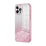 Coque de téléphone électroplaquée avec poudre de paillettes dégradées, Pour iPhone 11 Pro Max, Pour iPhone 11, Pour iPhone 11 Pro, Pour iPhone X / XS, Pour iPhone XR, Pour iPhone XS Max