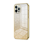 Coque de téléphone électroplaquée avec poudre de paillettes dégradées, Pour iPhone 11 Pro Max, Pour iPhone 11, Pour iPhone 11 Pro, Pour iPhone X / XS, Pour iPhone XR, Pour iPhone XS Max