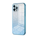 Coque de téléphone électroplaquée avec poudre de paillettes dégradées, Pour iPhone 11 Pro Max, Pour iPhone 11, Pour iPhone 11 Pro, Pour iPhone X / XS, Pour iPhone XR, Pour iPhone XS Max
