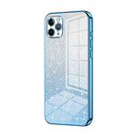Coque de téléphone électroplaquée avec poudre de paillettes dégradées, Pour iPhone 11 Pro Max, Pour iPhone 11, Pour iPhone 11 Pro, Pour iPhone X / XS, Pour iPhone XR, Pour iPhone XS Max