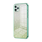 Coque de téléphone électroplaquée avec poudre de paillettes dégradées, Pour iPhone 11 Pro Max, Pour iPhone 11, Pour iPhone 11 Pro, Pour iPhone X / XS, Pour iPhone XR, Pour iPhone XS Max