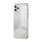 Coque de téléphone électroplaquée avec poudre de paillettes dégradées, Pour iPhone 11 Pro Max, Pour iPhone 11, Pour iPhone 11 Pro, Pour iPhone X / XS, Pour iPhone XR, Pour iPhone XS Max