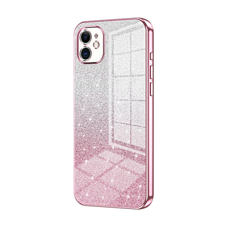 Coque de téléphone électroplaquée avec poudre de paillettes dégradées, Pour iPhone 11 Pro Max, Pour iPhone 11, Pour iPhone 11 Pro, Pour iPhone X / XS, Pour iPhone XR, Pour iPhone XS Max