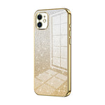 Coque de téléphone électroplaquée avec poudre de paillettes dégradées, Pour iPhone 11 Pro Max, Pour iPhone 11, Pour iPhone 11 Pro, Pour iPhone X / XS, Pour iPhone XR, Pour iPhone XS Max