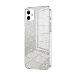 Coque de téléphone électroplaquée avec poudre de paillettes dégradées, Pour iPhone 11 Pro Max, Pour iPhone 11, Pour iPhone 11 Pro, Pour iPhone X / XS, Pour iPhone XR, Pour iPhone XS Max