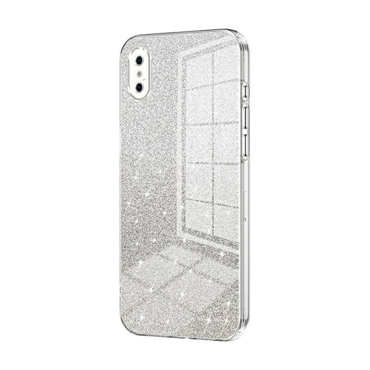 Coque de téléphone électroplaquée avec poudre de paillettes dégradées, Pour iPhone 11 Pro Max, Pour iPhone 11, Pour iPhone 11 Pro, Pour iPhone X / XS, Pour iPhone XR, Pour iPhone XS Max