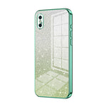 Coque de téléphone électroplaquée avec poudre de paillettes dégradées, Pour iPhone 11 Pro Max, Pour iPhone 11, Pour iPhone 11 Pro, Pour iPhone X / XS, Pour iPhone XR, Pour iPhone XS Max