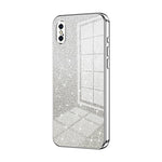 Coque de téléphone électroplaquée avec poudre de paillettes dégradées, Pour iPhone 11 Pro Max, Pour iPhone 11, Pour iPhone 11 Pro, Pour iPhone X / XS, Pour iPhone XR, Pour iPhone XS Max