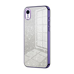 Coque de téléphone électroplaquée avec poudre de paillettes dégradées, Pour iPhone 11 Pro Max, Pour iPhone 11, Pour iPhone 11 Pro, Pour iPhone X / XS, Pour iPhone XR, Pour iPhone XS Max