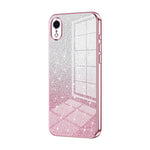 Coque de téléphone électroplaquée avec poudre de paillettes dégradées, Pour iPhone 11 Pro Max, Pour iPhone 11, Pour iPhone 11 Pro, Pour iPhone X / XS, Pour iPhone XR, Pour iPhone XS Max