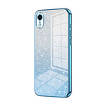 Coque de téléphone électroplaquée avec poudre de paillettes dégradées, Pour iPhone 11 Pro Max, Pour iPhone 11, Pour iPhone 11 Pro, Pour iPhone X / XS, Pour iPhone XR, Pour iPhone XS Max