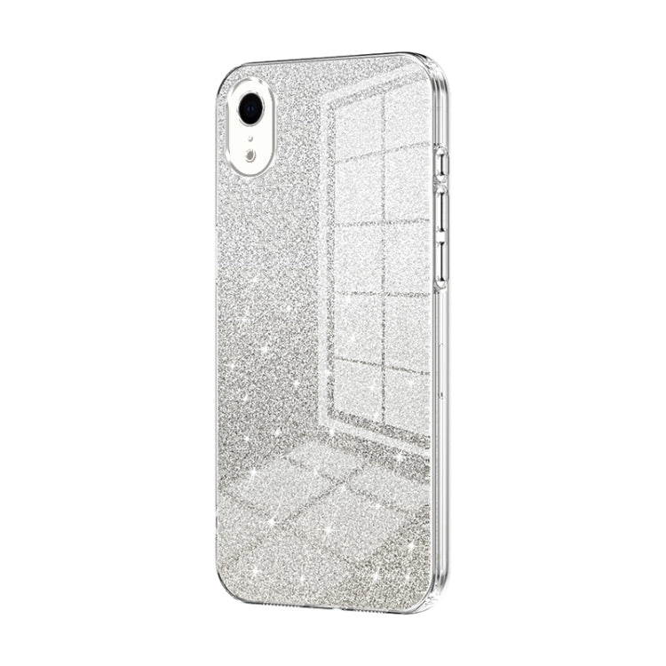 Coque de téléphone électroplaquée avec poudre de paillettes dégradées, Pour iPhone 11 Pro Max, Pour iPhone 11, Pour iPhone 11 Pro, Pour iPhone X / XS, Pour iPhone XR, Pour iPhone XS Max