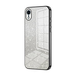 Coque de téléphone électroplaquée avec poudre de paillettes dégradées, Pour iPhone 11 Pro Max, Pour iPhone 11, Pour iPhone 11 Pro, Pour iPhone X / XS, Pour iPhone XR, Pour iPhone XS Max